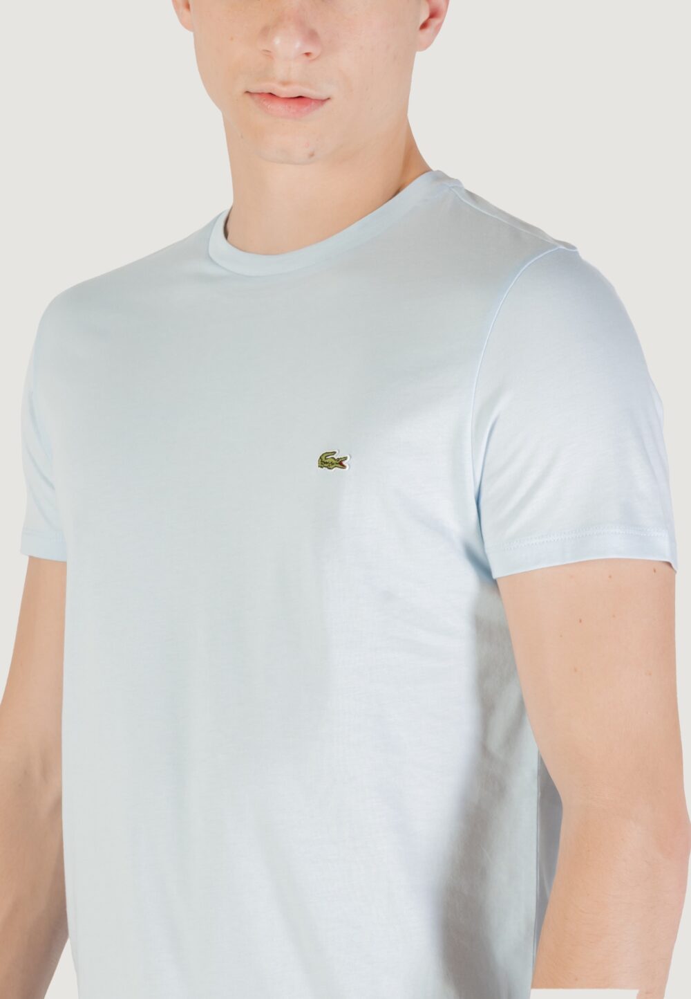 T-shirt LACOSTE  Celeste - Foto 2