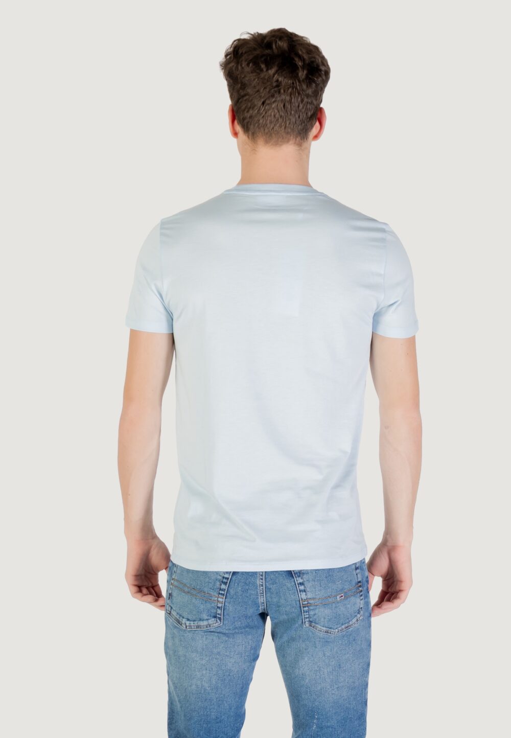 T-shirt LACOSTE  Celeste - Foto 5