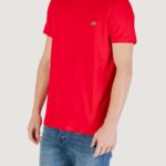 T-shirt LACOSTE  Rosso - Foto 4