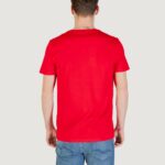T-shirt LACOSTE  Rosso - Foto 5