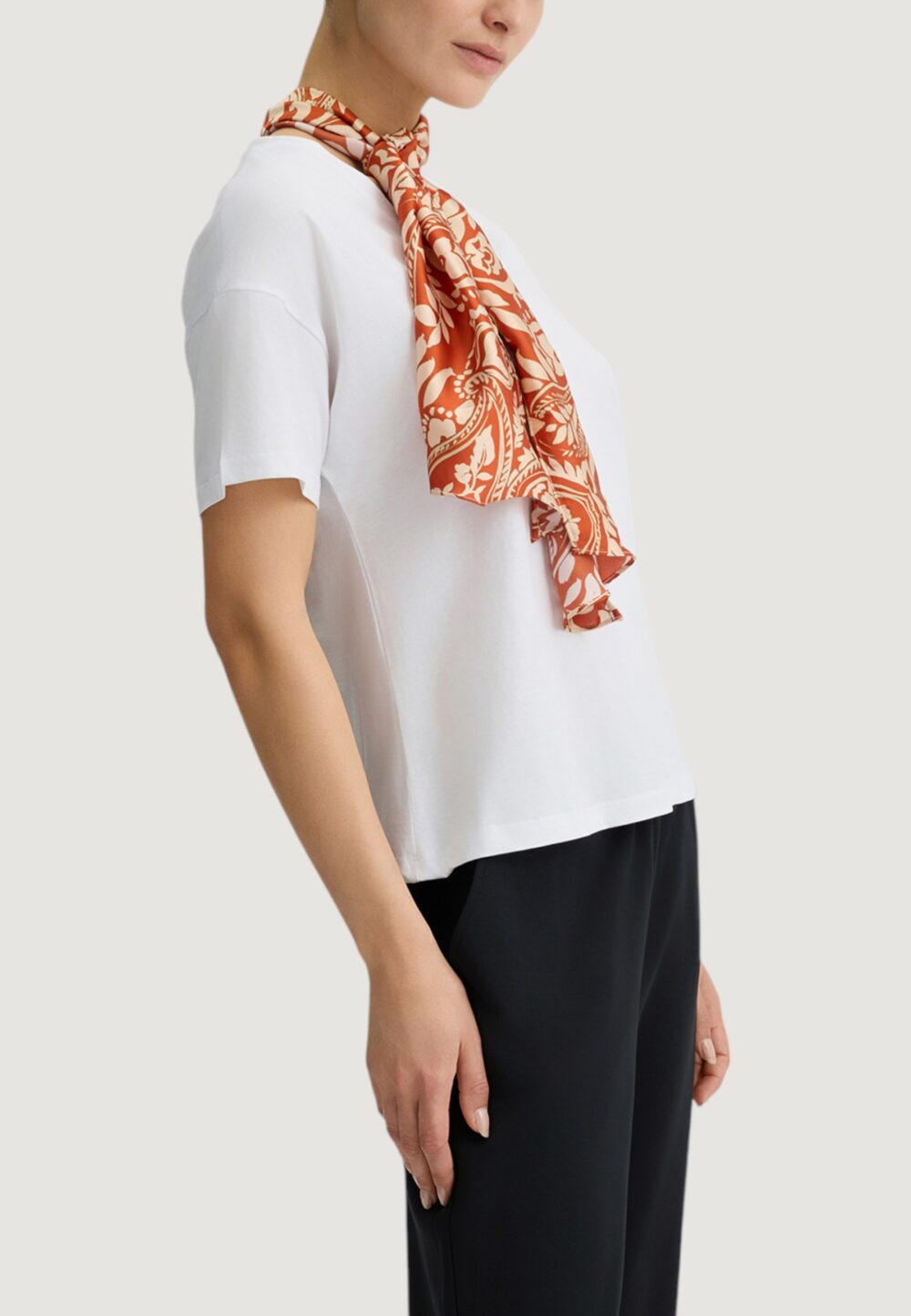 T-shirt Liu-Jo MODA M/C Bianco - Foto 3