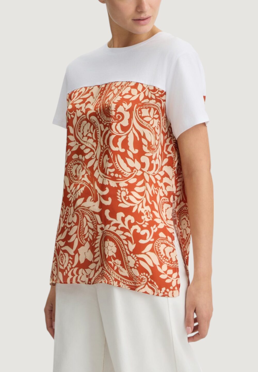 T-shirt Liu-Jo MODA M/C Bianco - Foto 3