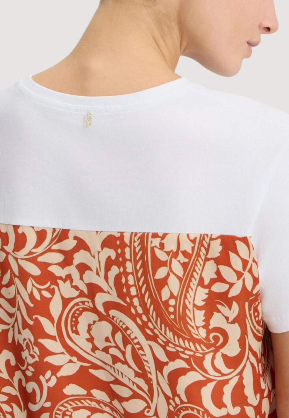 T-shirt Liu-Jo MODA M/C Bianco - Foto 4