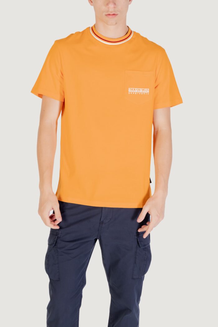 T-shirt Napapijri S-MURLO SS Arancione – NP0A4IEJ