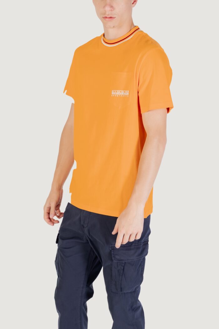 T-shirt Napapijri S-MURLO SS Arancione – NP0A4IEJ