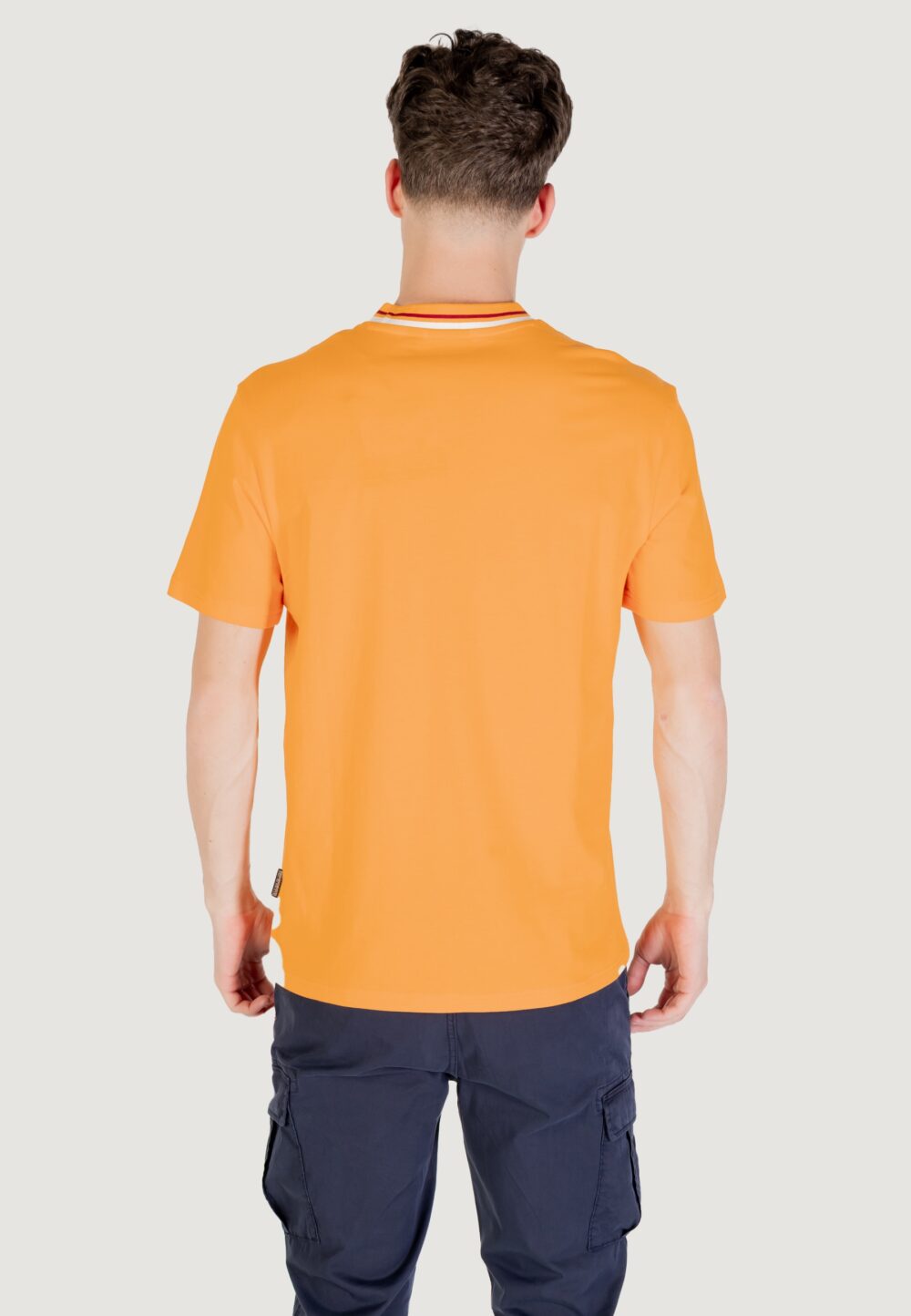 T-shirt Napapijri S-MURLO SS Arancione - Foto 4
