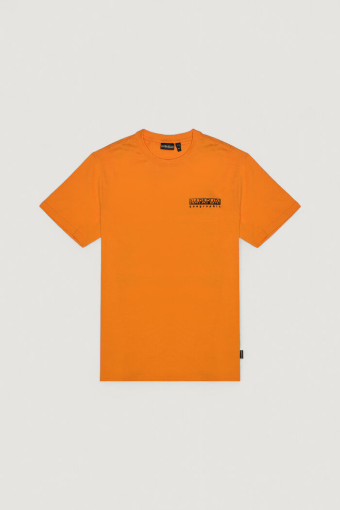 T-shirt Napapijri S-VIGNONI BACK SS Arancione – NP0A4ILX