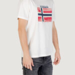 T-shirt Napapijri S-LARI SS Bianco - Foto 3