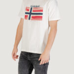 T-shirt Napapijri S-LARI SS Bianco - Foto 4