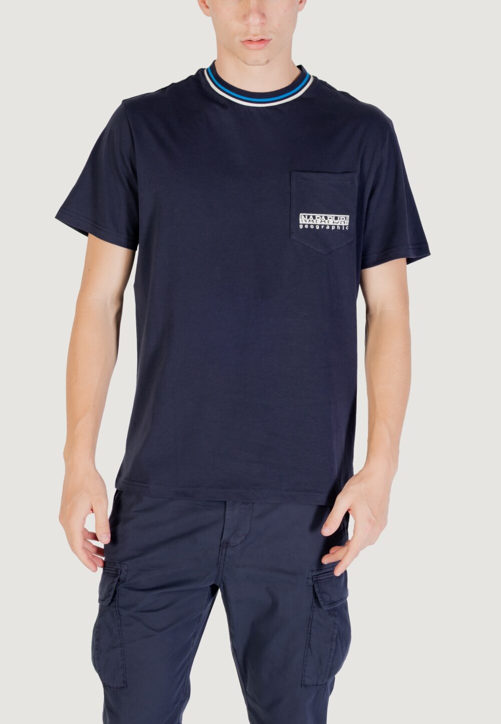 T-shirt Napapijri S-MURLO SS Blu - Foto 1