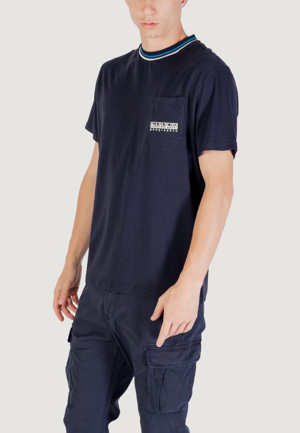 T-shirt Napapijri S-MURLO SS Blu - Foto 2