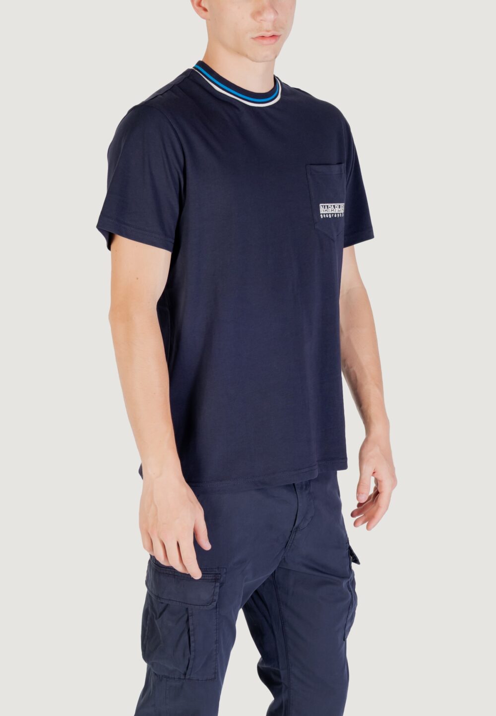 T-shirt Napapijri S-MURLO SS Blu - Foto 3