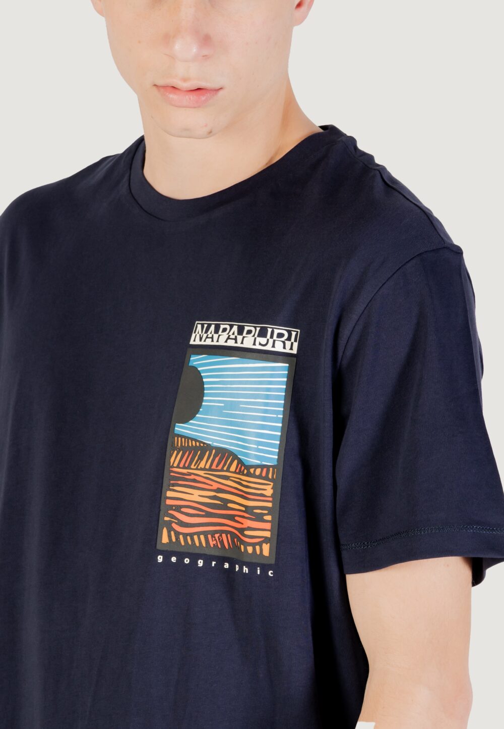 T-shirt Napapijri S-VALDOR SS Blu - Foto 2