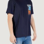 T-shirt Napapijri S-VALDOR SS Blu - Foto 3