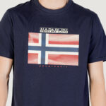 T-shirt Napapijri S-LARI SS Blu marine - Foto 2