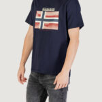 T-shirt Napapijri S-LARI SS Blu marine - Foto 4