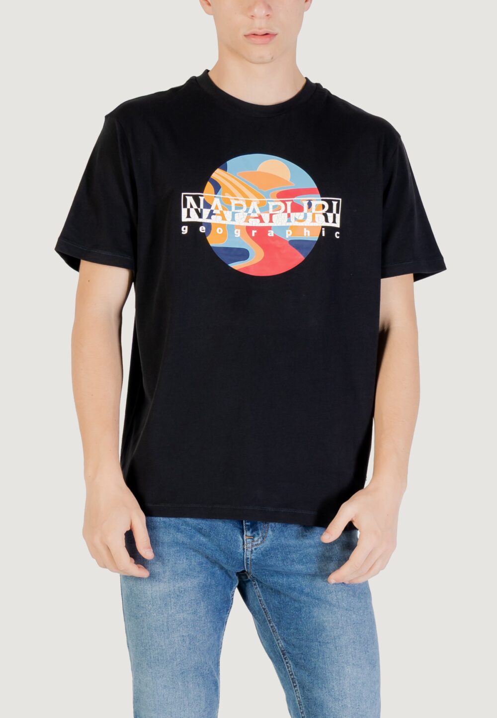 T-shirt Napapijri S-VALDOR SS Nero - Foto 1