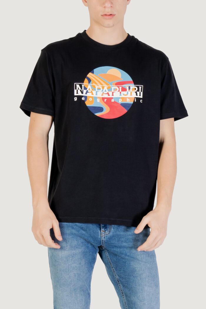 T-shirt Napapijri S-VALDOR SS Nero – NP0A4IE69411