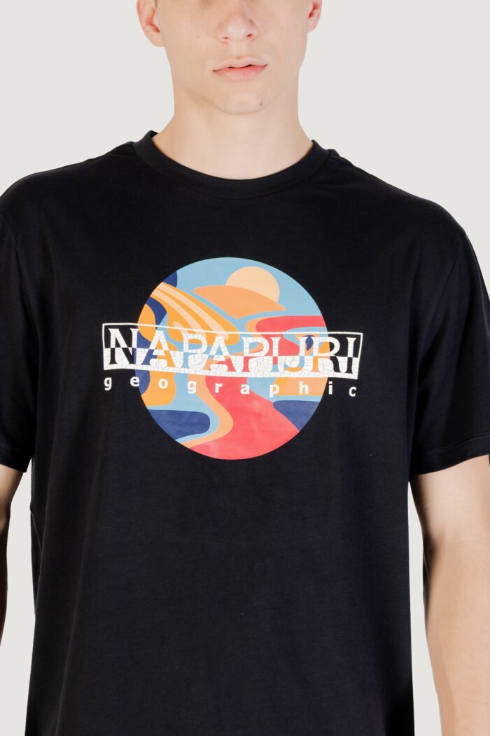 T-shirt Napapijri S-VALDOR SS Nero – NP0A4IE69411