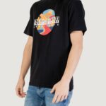 T-shirt Napapijri S-VALDOR SS Nero - Foto 4