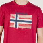 T-shirt Napapijri S-LARI SS Rosso - Foto 2