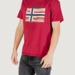 T-shirt Napapijri S-LARI SS Rosso - Foto 4