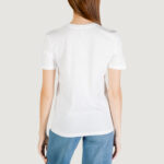T-shirt Only ONLBARIA REG S/S TOP BOX JRS Bianco - Foto 4
