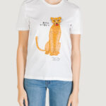 T-shirt Only ONLBARIA REG S/S TOP BOX JRS Bianco - Foto 5
