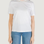 T-shirt Only Onlcheri Life S/S O-Neck Chain Top Jrs Bianco - Foto 5