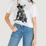 T-shirt Only Onldonna Life S/S Cool Top Box Jrs Bianco - Foto 1