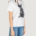 T-shirt Only Onldonna Life S/S Cool Top Box Jrs Bianco - Foto 3