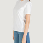 T-shirt Only ONLFILIA S/S DETAIL TEE CS JRS Bianco - Foto 2