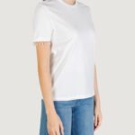 T-shirt Only ONLFILIA S/S DETAIL TEE CS JRS Bianco - Foto 3