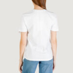 T-shirt Only ONLFILIA S/S DETAIL TEE CS JRS Bianco - Foto 4