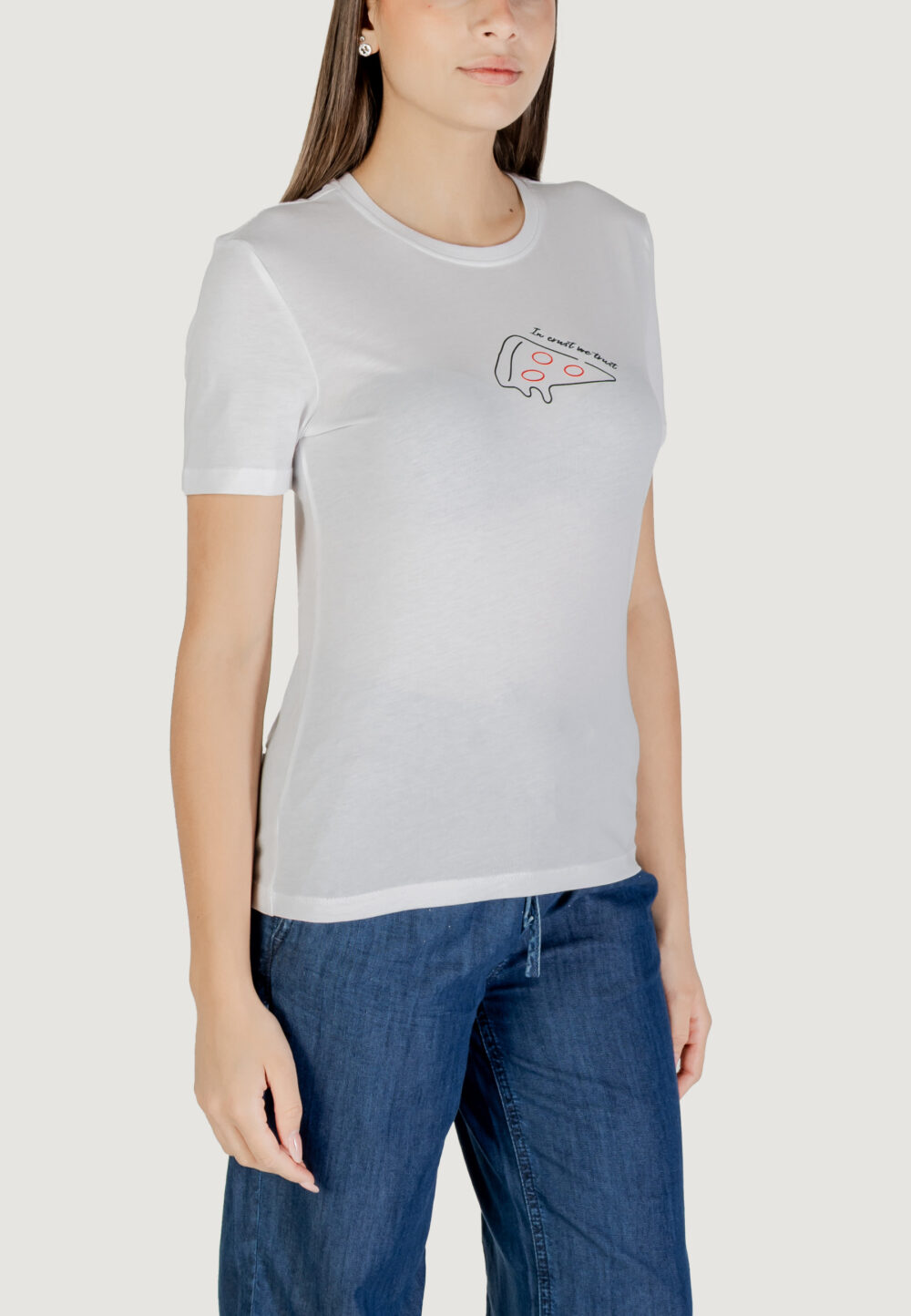T-shirt Only Onlhenny Life Reg S/S Top Box Jrs Rosso - Foto 3