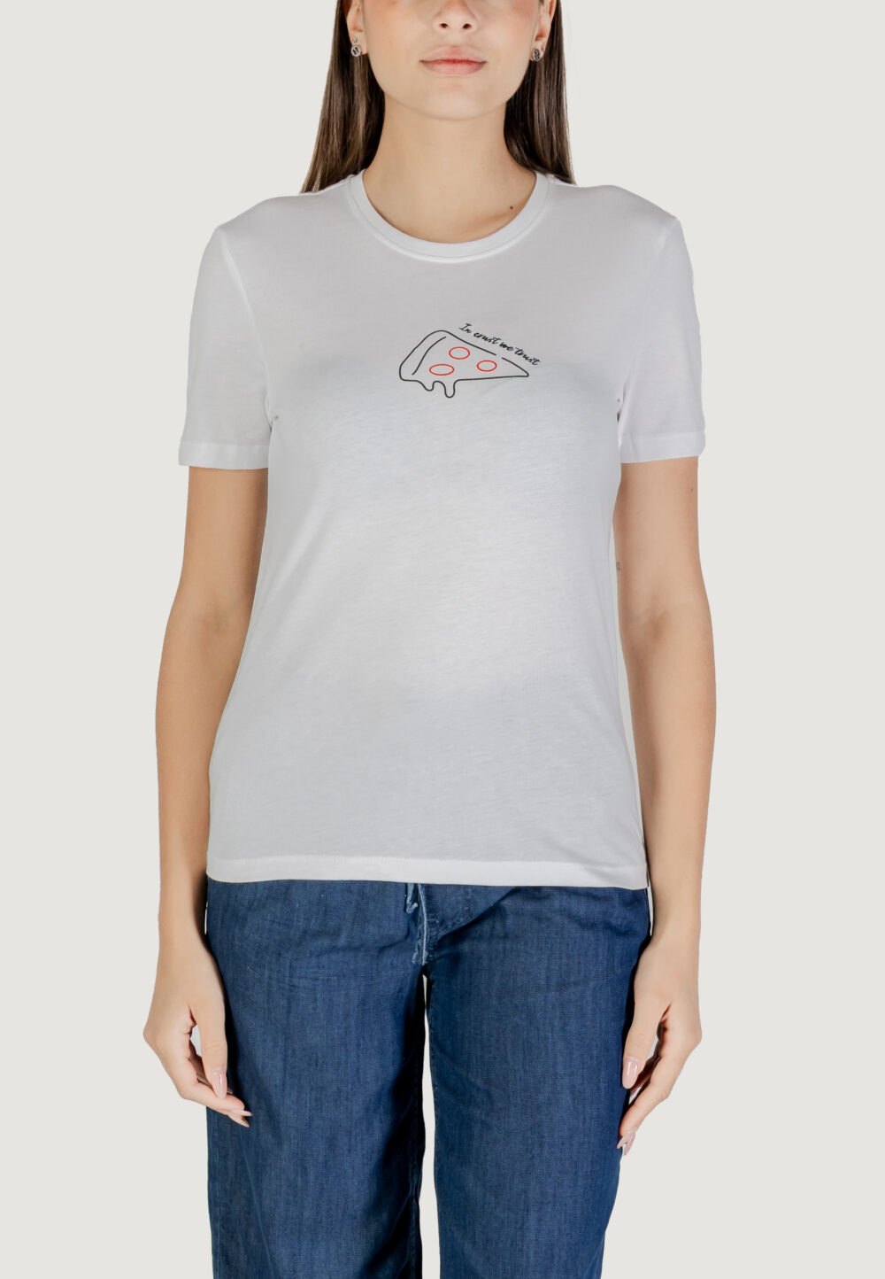 T-shirt Only Onlhenny Life Reg S/S Top Box Jrs Rosso - Foto 5