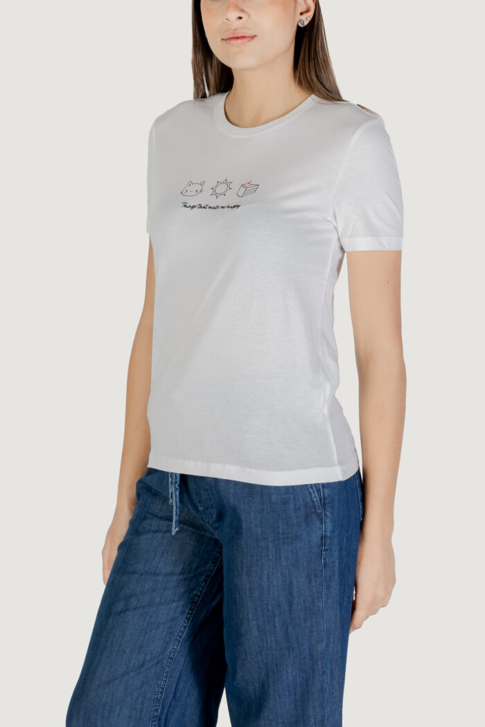 T-shirt Only Onlhenny Life Reg S/S Top Box Jrs Bianco ice – 15327666