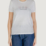 T-shirt Only Onlhenny Life Reg S/S Top Box Jrs Bianco ice - Foto 5