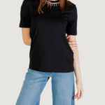 T-shirt Only Onlcheri Life S/S O-Neck Chain Top Jrs Nero - Foto 1