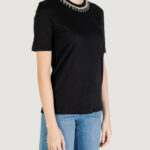 T-shirt Only Onlcheri Life S/S O-Neck Chain Top Jrs Nero - Foto 3