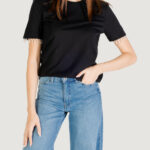 T-shirt Only ONLFILIA S/S DETAIL TEE CS JRS Nero - Foto 1