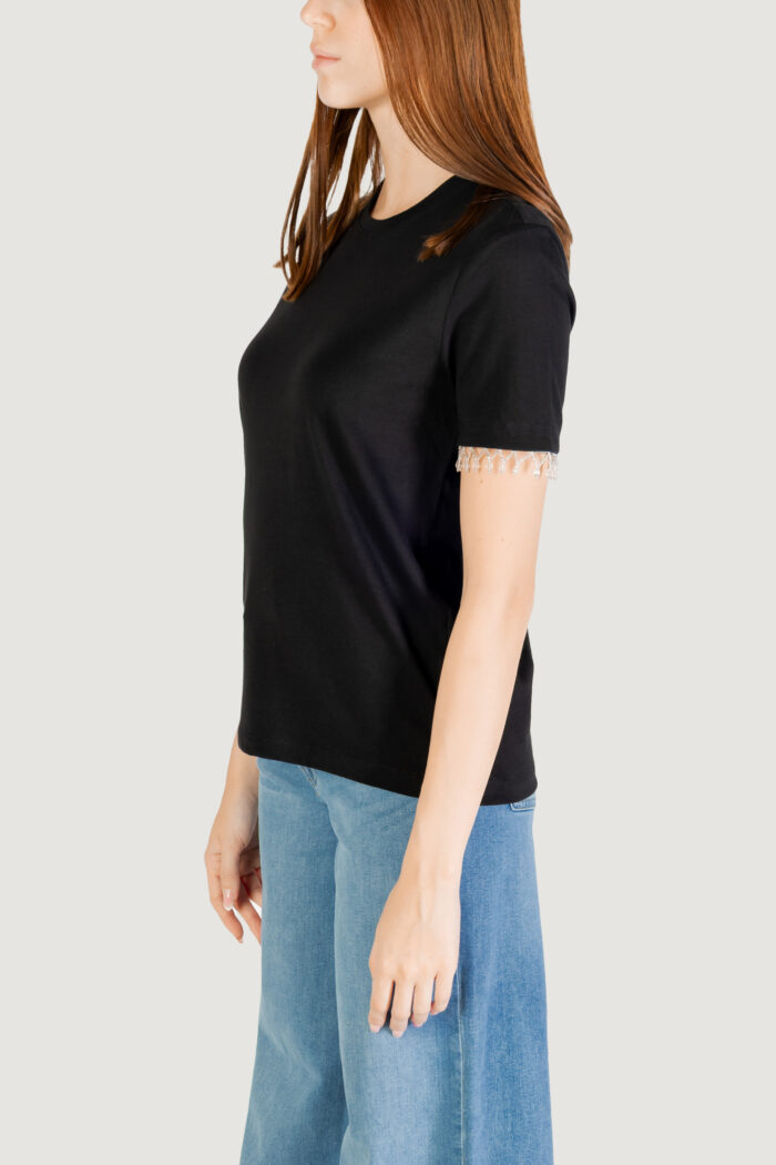 T-shirt Only ONLFILIA S/S DETAIL TEE CS JRS Nero – 15362471