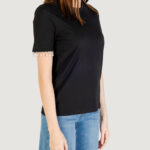 T-shirt Only ONLFILIA S/S DETAIL TEE CS JRS Nero - Foto 3