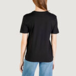 T-shirt Only ONLFILIA S/S DETAIL TEE CS JRS Nero - Foto 4