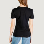 T-shirt Only ONLFLORAS S/S DETAIL TEE CS JRS Nero - Foto 4