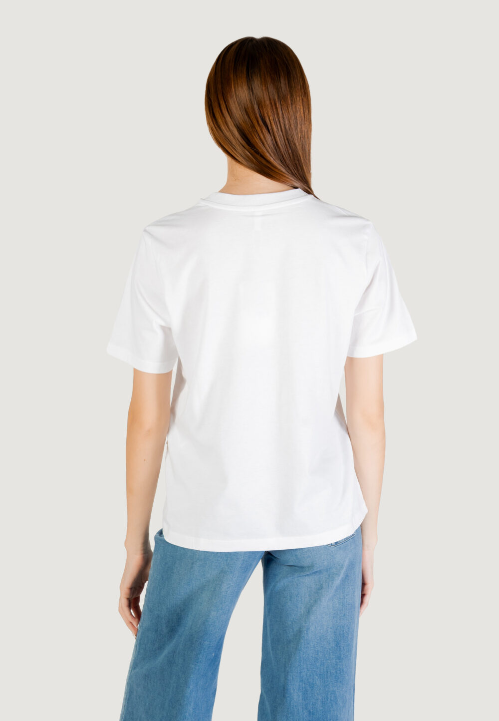 T-shirt Only Onldonna Life S/S Cool Top Box Jrs Panna - Foto 4