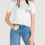 T-shirt Only ONLELIS S/S DETAIL POCKET TEE CS JRS Panna - Foto 1