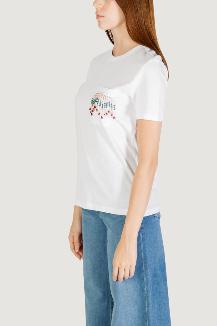 T-shirt Only ONLELIS S/S DETAIL POCKET TEE CS JRS Panna – 15362432