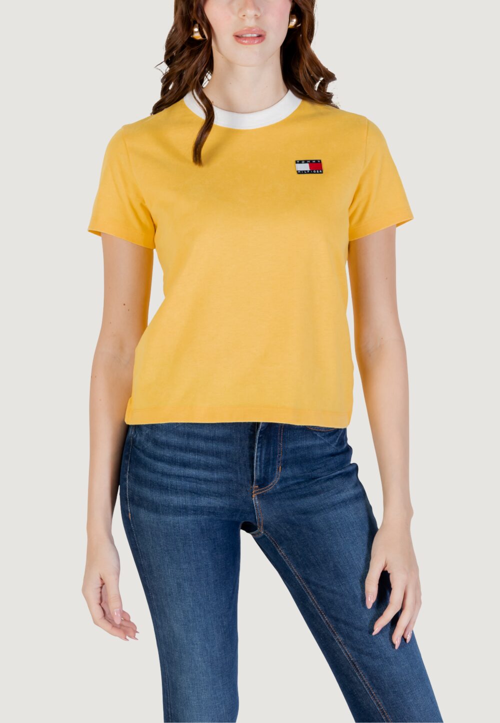 T-shirt Tommy Hilfiger SAILING TEE Giallo - Foto 1