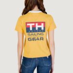 T-shirt Tommy Hilfiger SAILING TEE Giallo - Foto 4